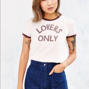 “Lovers only” tee